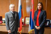 Министр горнорудной промышленности и энергетики Сербии Дубравка Джедович встретилась с послом России Александром Боцан-Харченко