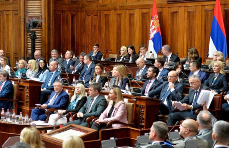 Заседание нового правительства Сербии