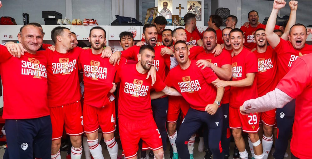 ФК «Црвена Звезда» стала чемпионом в седьмой раз подряд